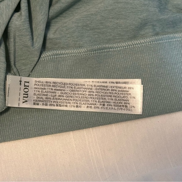 Vuori Halo Crew Sweatshirt Sea Spray Heather Medium NWT - Picture 6 of 9